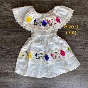 sachin and babi light blue dress Mexican Baby Dress main image 1